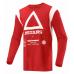 Tricou atv/cross Alpinestars Techdura, culoare rosu/alb, marime 2XL