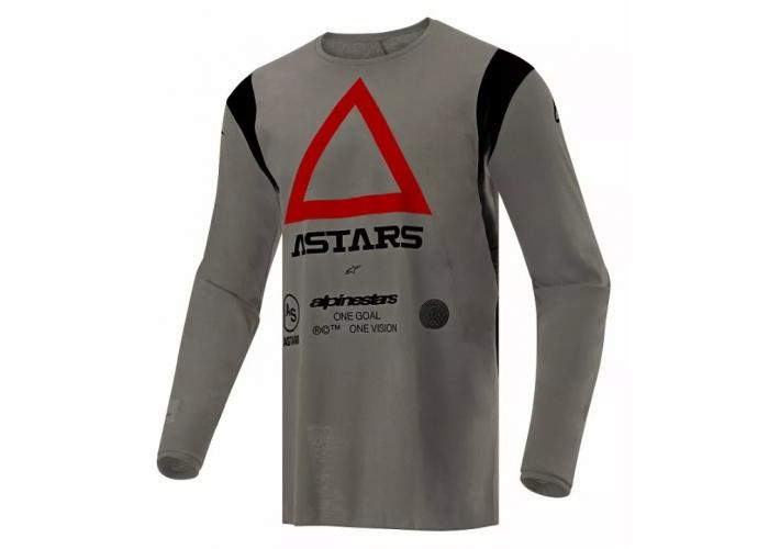 Tricou atv/cross Alpinestars Techdura, culoare maro/negru, marime 2XL