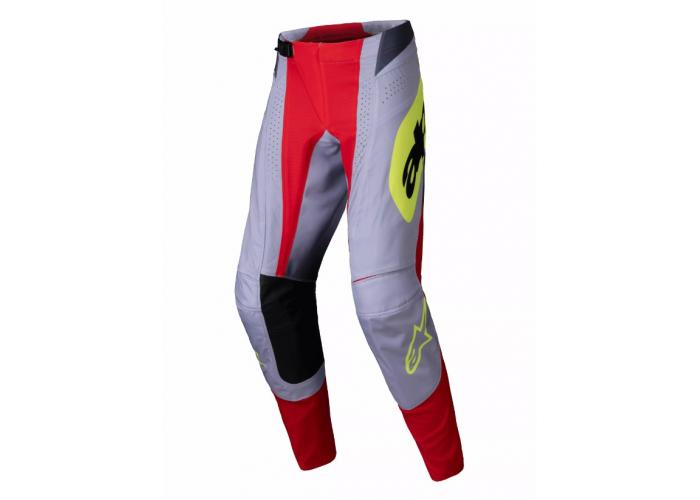 Pantaloni atv/cross Alpinestars Techstar Melt, culoare gri/rosu/galben, marime 34