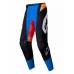 Pantaloni atv/cross Alpinestars Techstar Melt, culoare negru/albastru/portocaliu, marime 34