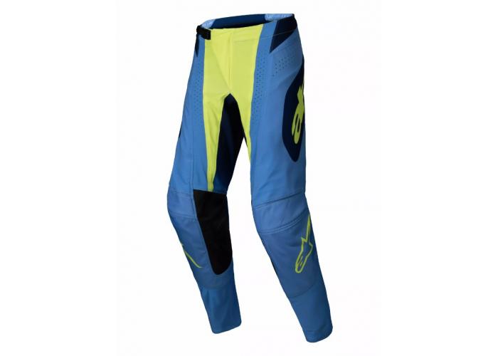 Pantaloni atv/cross Alpinestars Techstar Melt, culoare albastru/galben/negru, marime 28