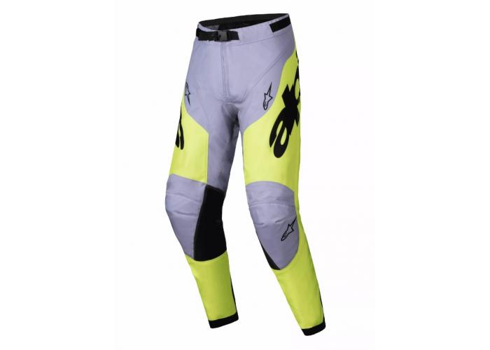 Pantaloni atv/cross Alpinestars Racer Veil, culoare gri/galben, marime 32