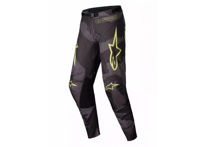 Pantaloni atv/cross Alpinestars Racer Hollow, culoare gri/galben, marime 36