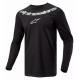 Tricou atv/cross Alpinestars Fluid, culoare negru/alb, marime 3XL