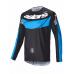 Tricou atv/cross Alpinestars Techstar Dreem, culoare negru/albastru, marime M