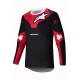 Tricou atv/cross Alpinestars Racer Veil, culoare negru/rosu, marime M