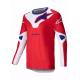 Tricou atv/cross Alpinestars Racer Veil, culoare rosu/alb, marime XL