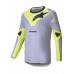 Tricou atv/cross Alpinestars Racer Veil, culoare gri/galben, marime M