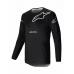 Tricou atv/cross Alpinestars Racer Graphite, culoare negru/alb, marime 2XL