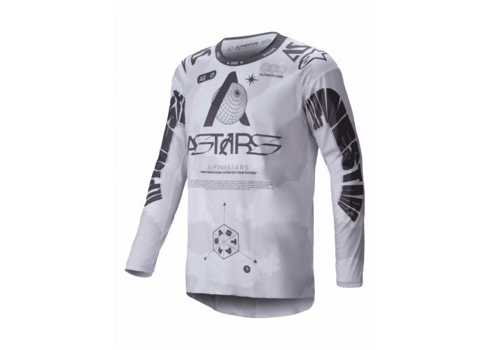 Tricou atv/cross Alpinestars Racer Hollow, culoare gri/maro, marime L