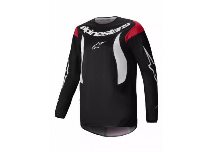 Tricou atv/cross Alpinestars Fluid Haul, culoare negru/rosu, marime S