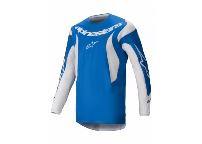 Tricou atv/cross Alpinestars Fluid Haul, culoare alb/albastru, marime 2XL