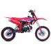 Motocicleta Enduro/Cross Asix Lizzard 125cc, 4T, roti 17"/14", 4 viteze, pornire pedala, culoare rosu/albastru