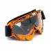 Ochelari cross/atv/enduro, XTR, lentila transparenta, culoare rama portocaliu/negru