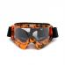 Ochelari cross/atv/enduro, XTR, lentila transparenta, culoare rama portocaliu/negru