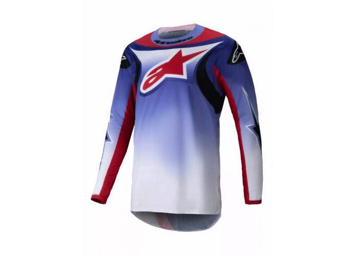 Tricou atv/cross Alpinestars Fluid Wurx, culoare violet/rosu, marime XL