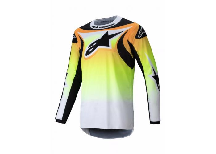 Tricou atv/cross Alpinestars Fluid Wurx, culoare portocaliu/galben, marime L