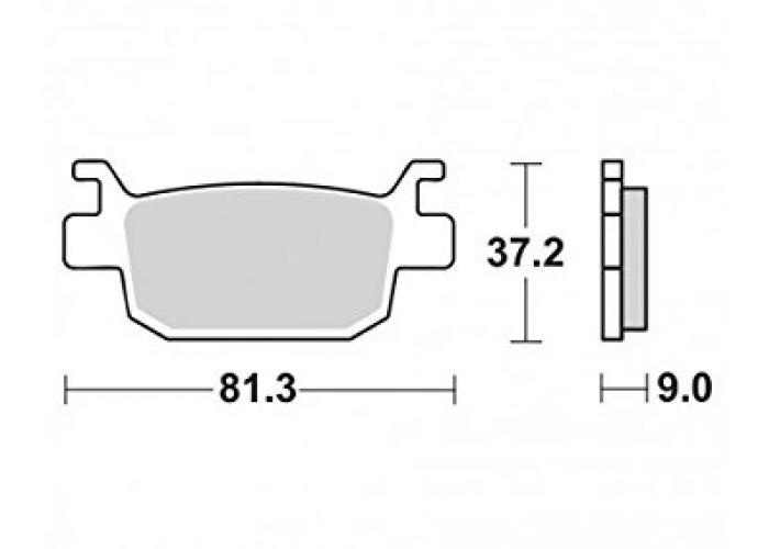 Placute frana MCB806SRM