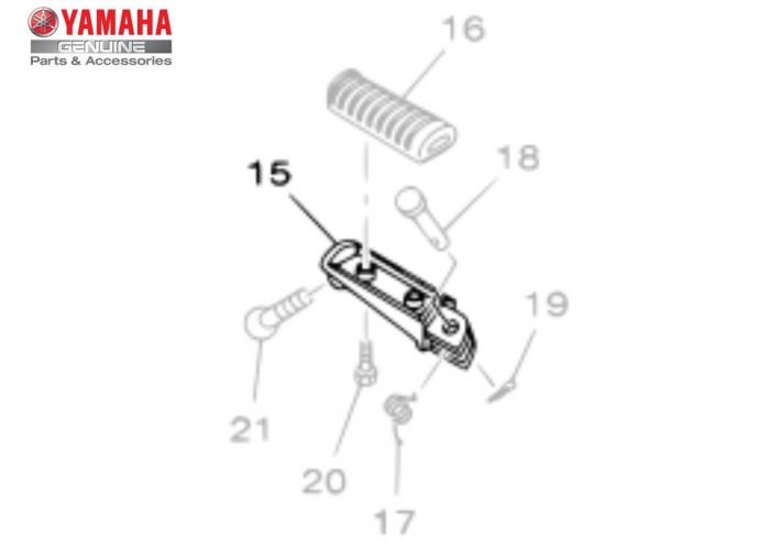 Suport picior frana Yamaha OEM1S4F74610000