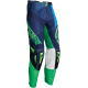 Pantaloni motocross Moose racing Sahara culoare albastru/verde marime 30