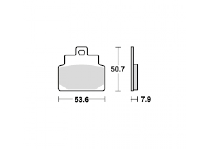 Placute frana MCB709EC