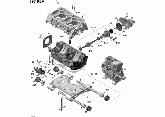 Paleta pompa apa Ski-Doo nr27