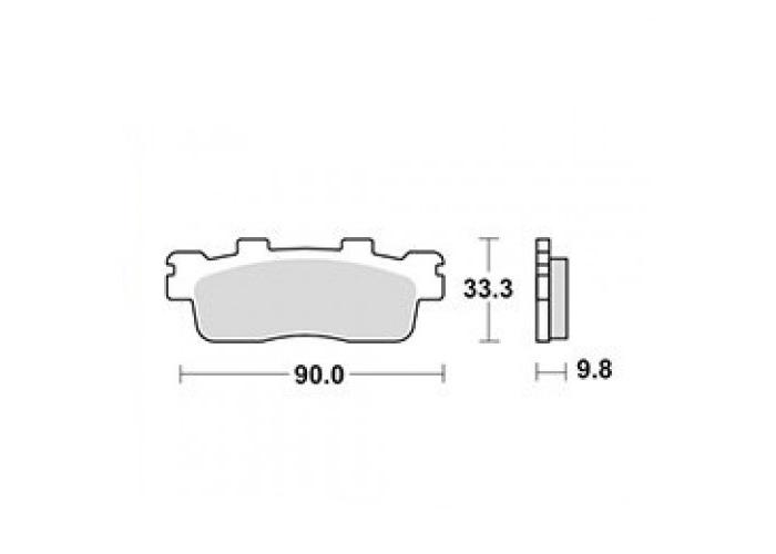 Placute frana TRW Lucas MCB830