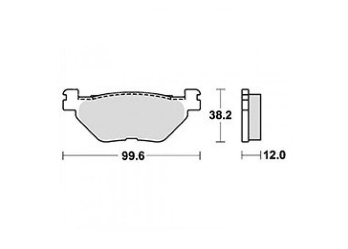 Placute frana TRW Lucas MCB722