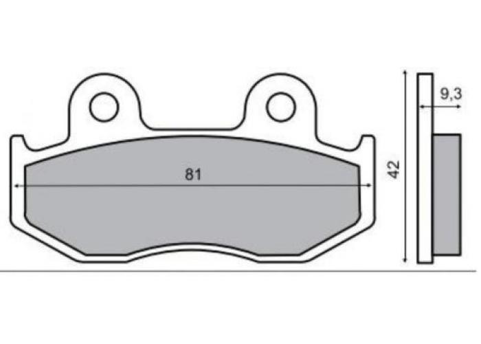 Placute frana fata Honda SH 125/150