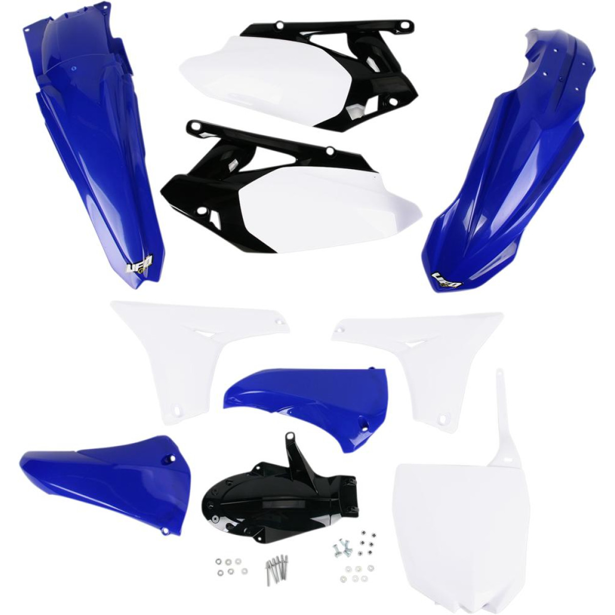 Ufo Kit plastice yamaha yzf 450 11, albastru/alb, culoare oem
