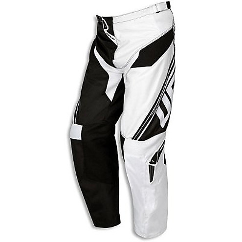 Pantaloni motocross ufo cluster, negru/alb 32