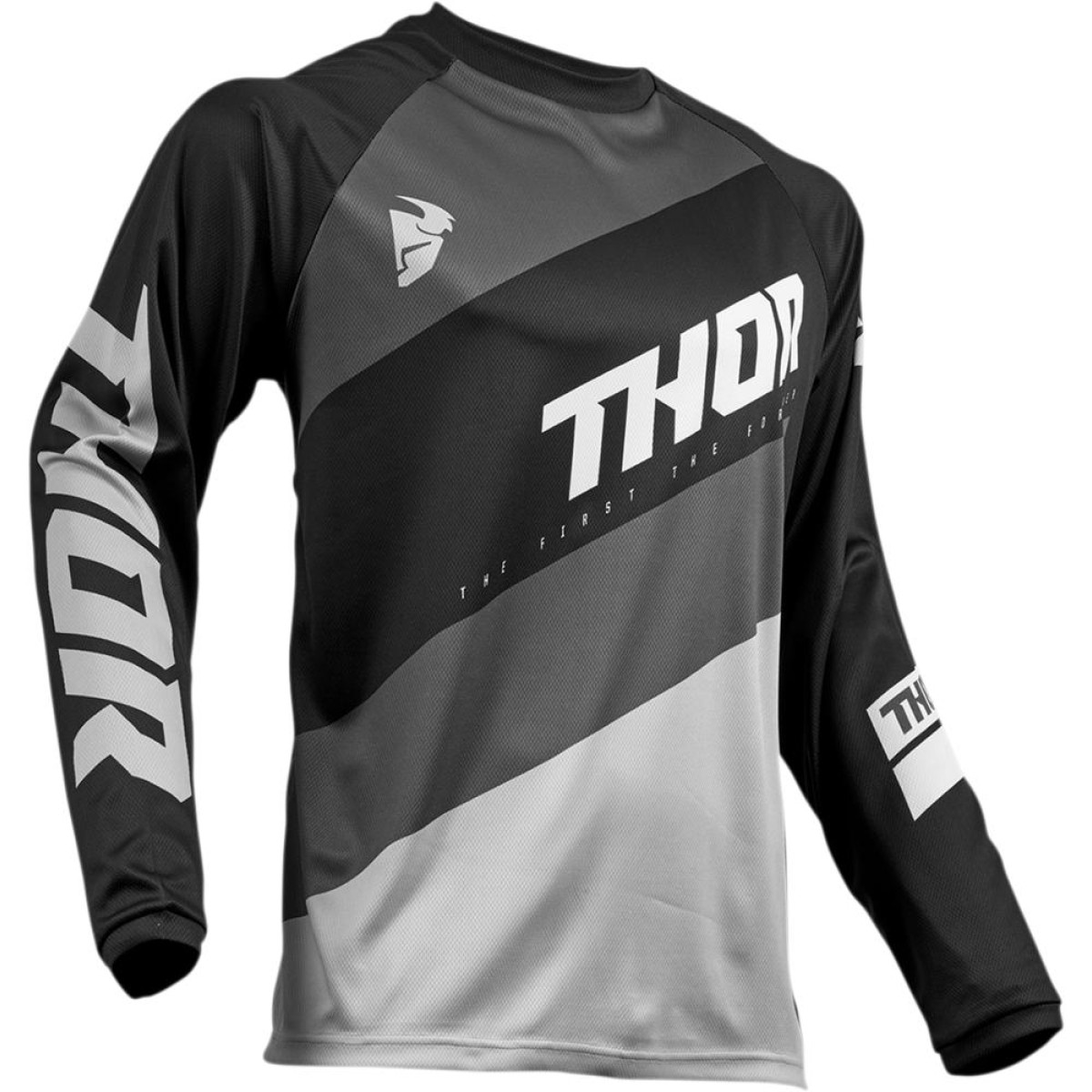 Tricou Motocross Thor Sector Shear Negru/gri Marime S