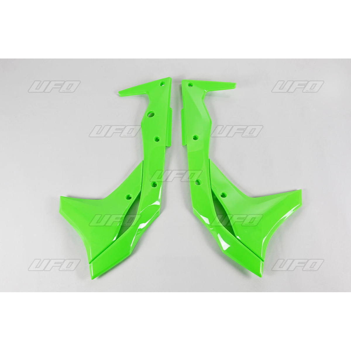 Laterale Radiator Kawasaki Kxf250/17-18,verde Fluorescent