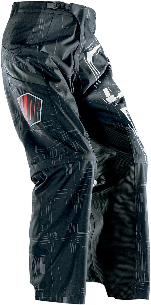 Pantaloni motocorss thor static boxe culoare negru marime 34