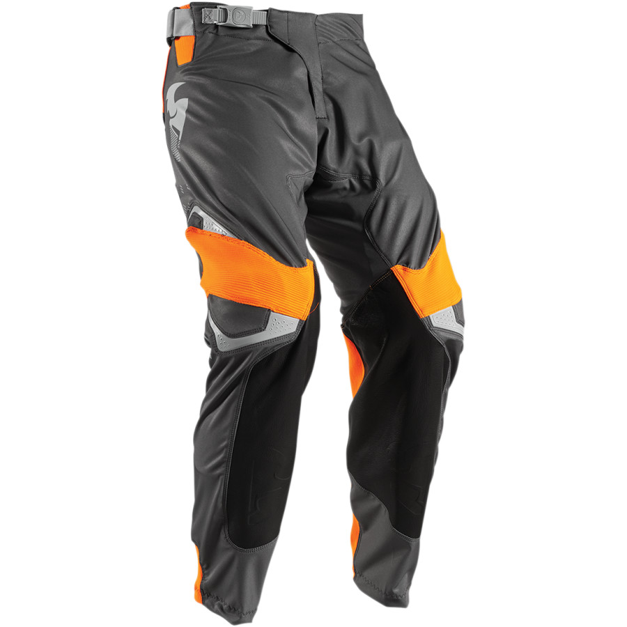 Pantaloni motocross thor prime fit rohl marime 34 portocaliu/gri