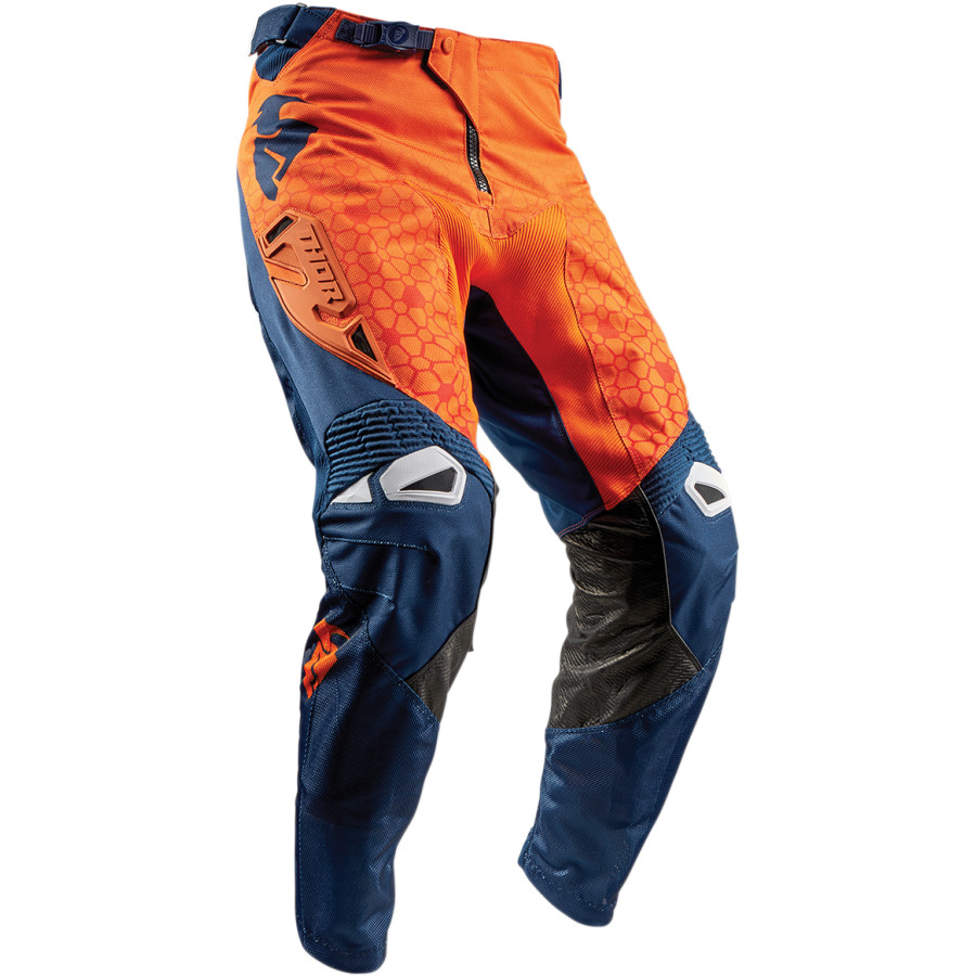 Pantaloni Motocross Thor Fuse Bion Marime 34 Portocaliu