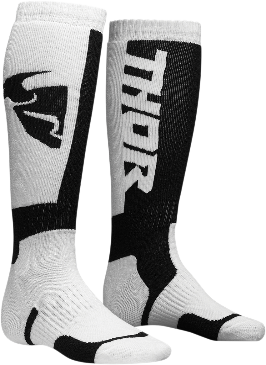 Sosete Thor Mx Alb/negru Marime 43-46