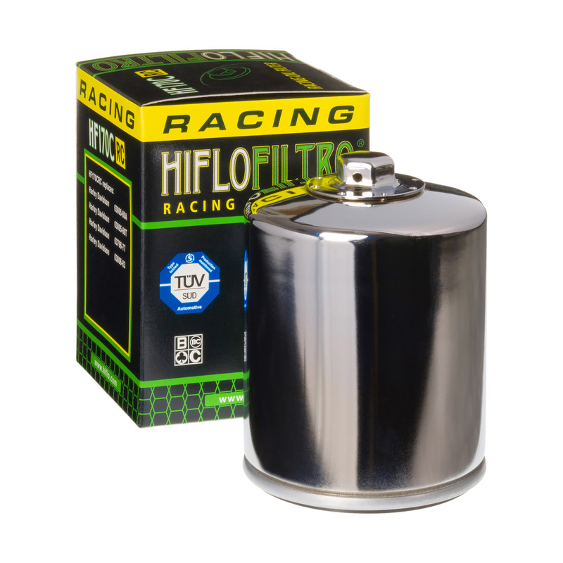 Filtru ulei hf170b racing cromat hiflofiltro harley 63796-77 , 63805-80a , 63805-80t , 63806-83