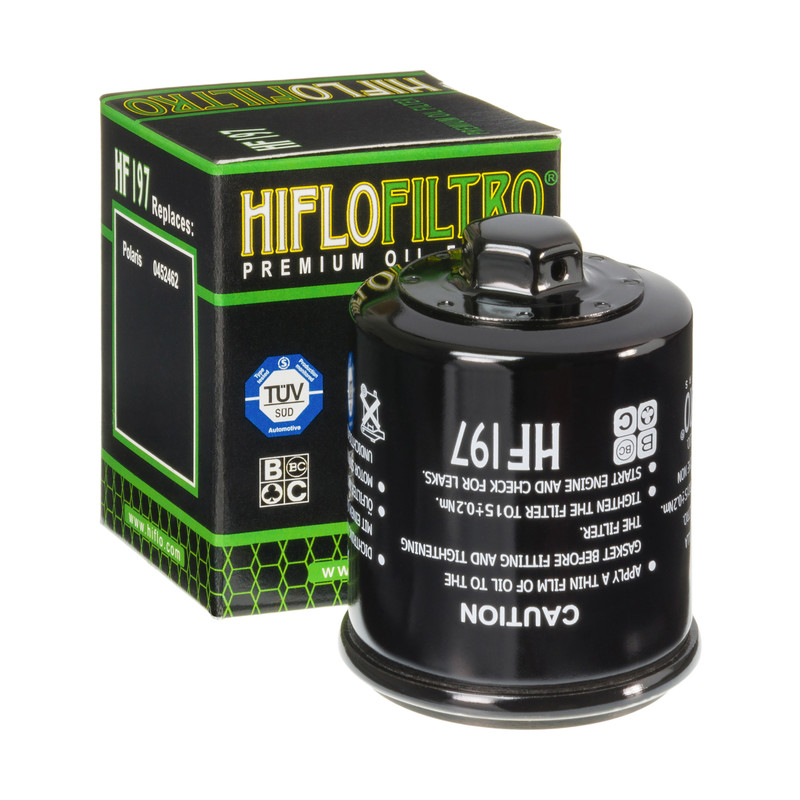 Filtru ulei hf197 hiflofiltro hyosung 16510-hp7-600-has pgo c1-082020000 polaris 0452462 2520724