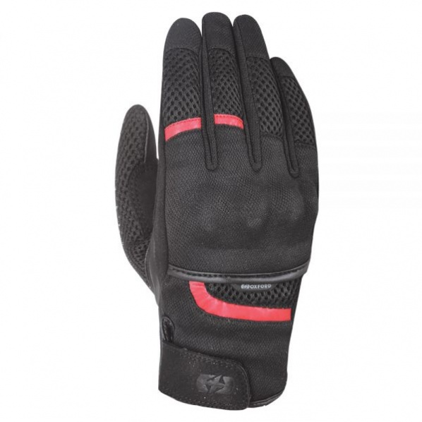 Manusi piele/textil oxford brisbane air glove tech, negre, 2xl