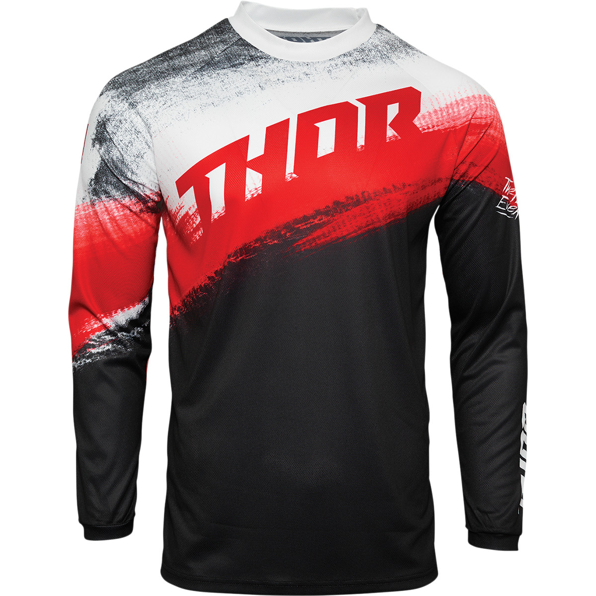 Tricou Motocross Thor Sector Vapor Culoare Negru/rosu Marime L