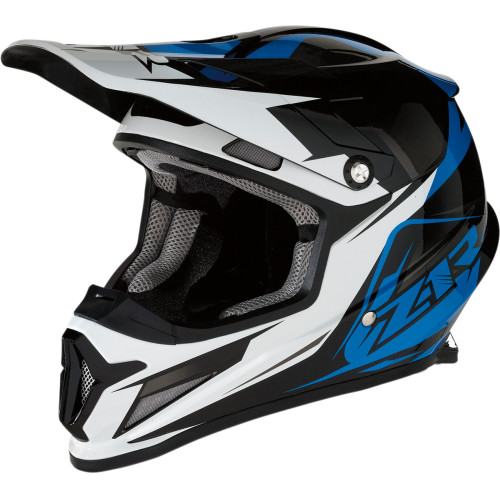 Casca Atv/cross Z1r Rise, Marimea M, Culoare Negru/albastru