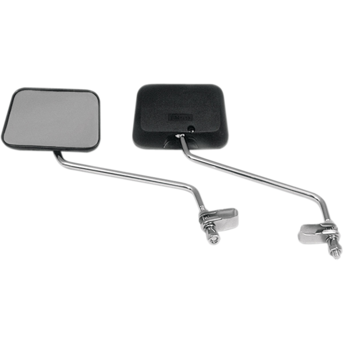 Set Oglinzi Moto Square, Culoare Negru