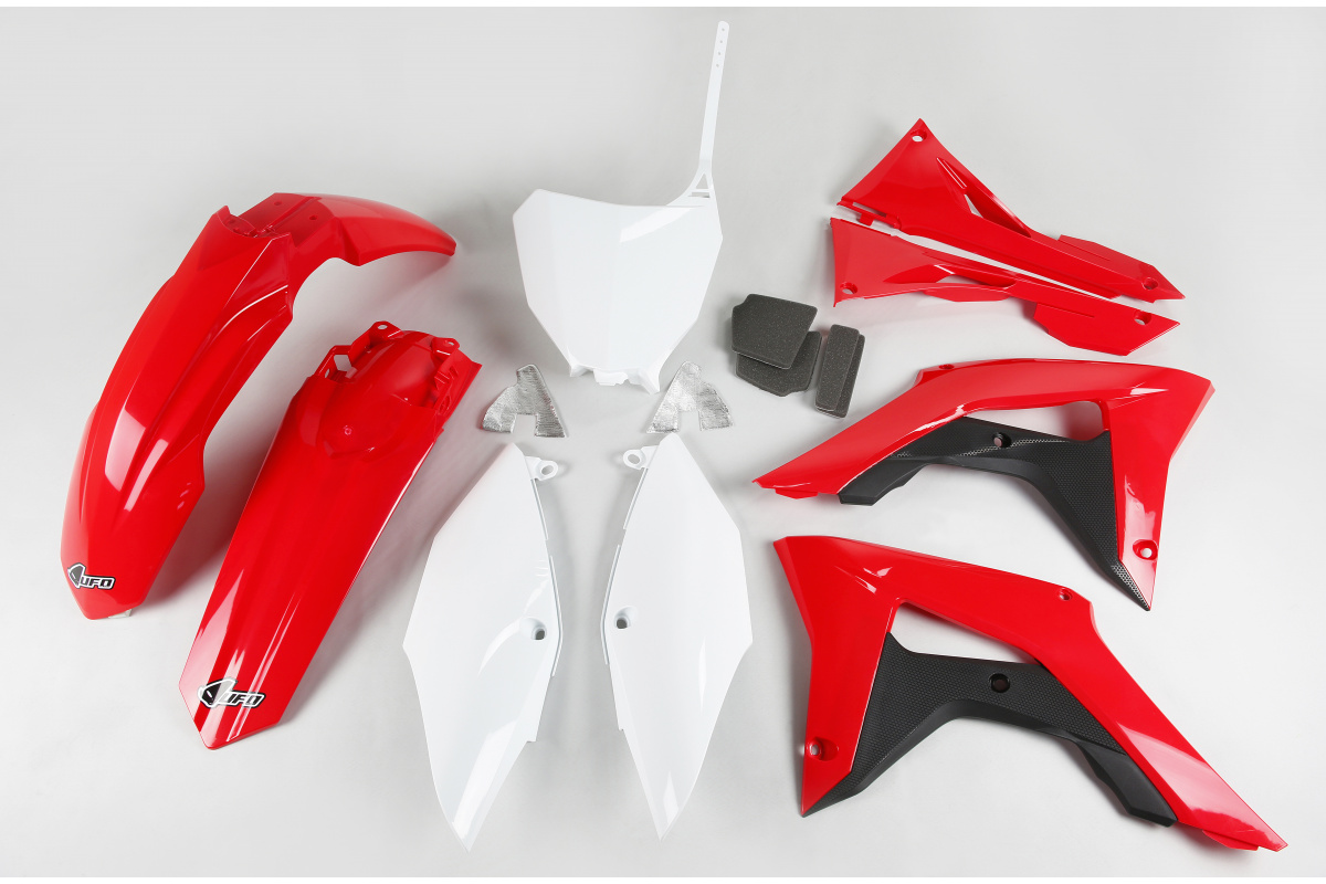 Kit Plastice Honda Crf 250r 2018-2021, Crf 450r 2017-2020 Culoare Oem Rosu/alb