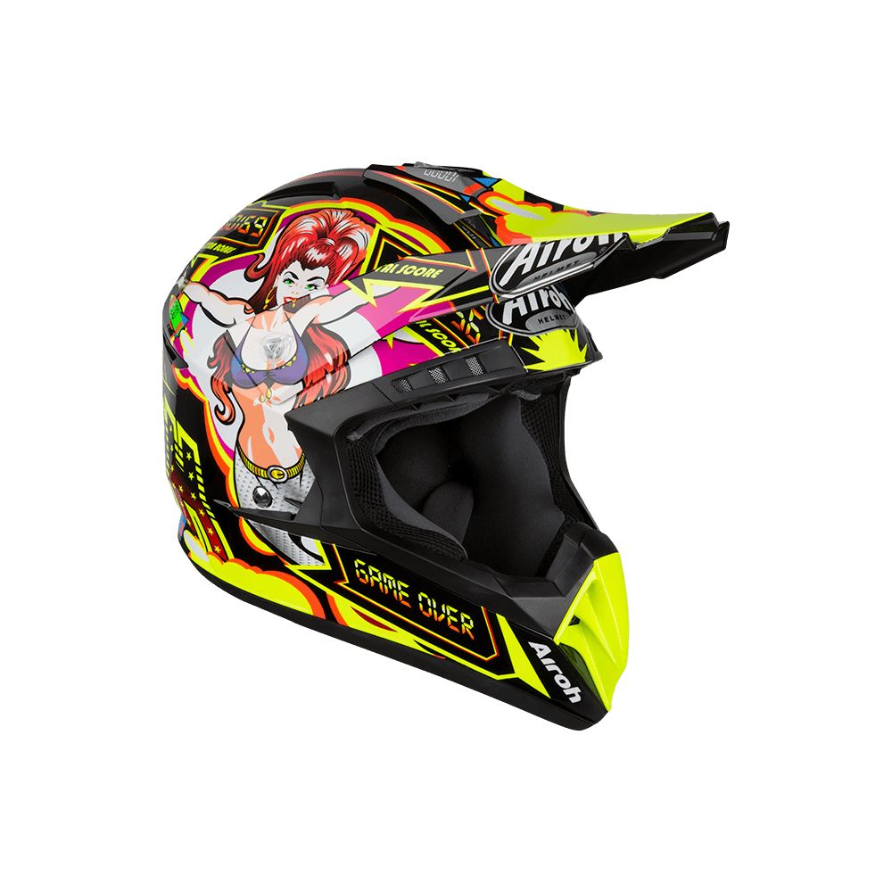 Casca motocross/enduro airoh switch flipper, marime s, multicolor