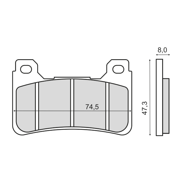 Placute Frana Sinter Honda Cbr 600 Rr Fata