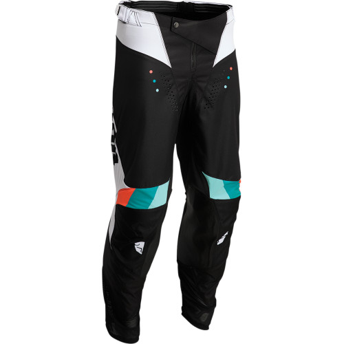 Pantaloni Atv/cross Thor Pulse React, Culoare Alb/negru, Marime 40