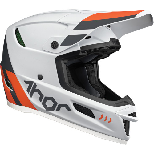 Casca Cross/atv Thor Cube Reflex, Culoare Alb/portocaliu, Marime Xl