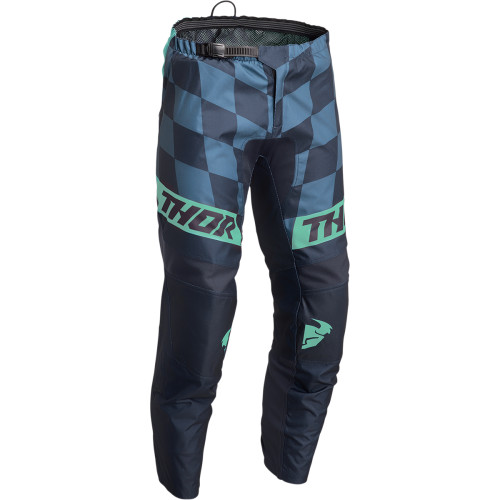 Pantaloni Atv/cross Copii Thor Sector Birdrock, Culoare Bleumarin/menta, Marime 26