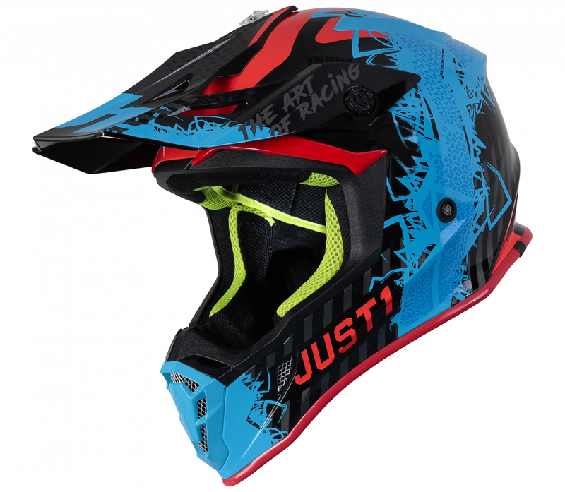Casca Motocross/atv Just 1 J38 Mask, Culoare Albastru/negru, Marime Xl
